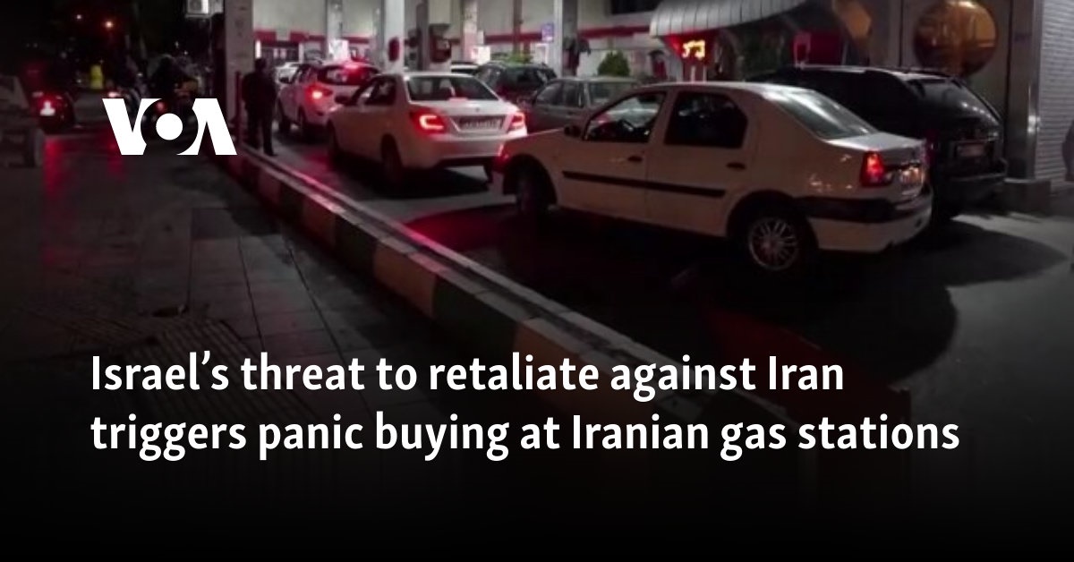 Israel’s retaliation threat prompts lines at Iran’s gas station, day-long airspace closure