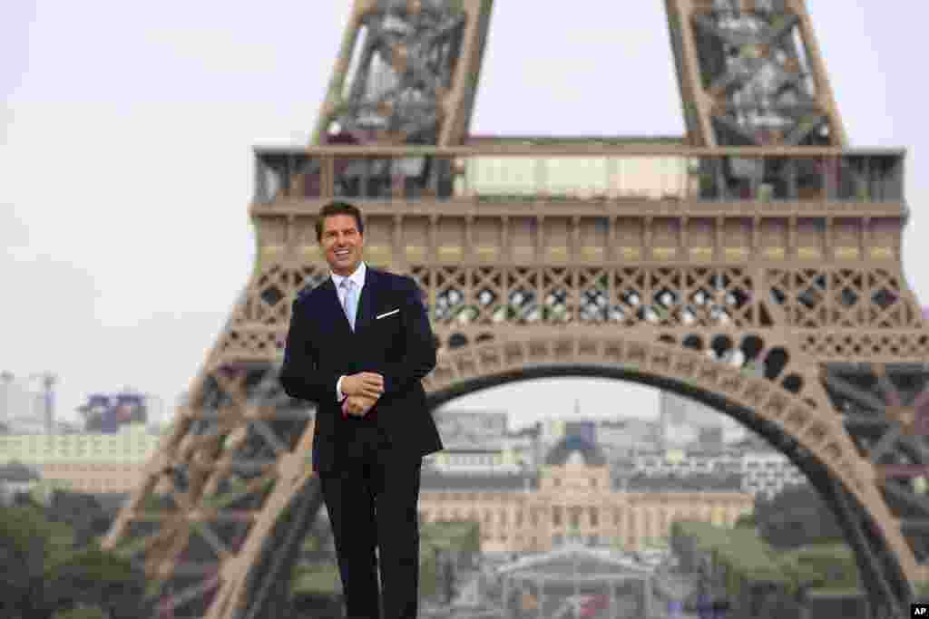 مأموریت جدید تام کروز در فیلم مأموریت غیرممکن. حضور تام کروز در مراسم افتتاحيه فیلم مأموریت غیر ممکن در پاریس&nbsp;&nbsp;