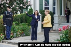 Kamala Harris ve Angela Merkel