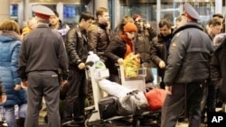 Security at Moscow airport after bombing (file photo)