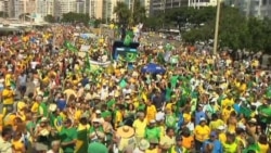 Brasil protesta en contra de presidenta Dilma Rousseff