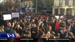 Dita e shtatë e protestave studentore në Shqipëri