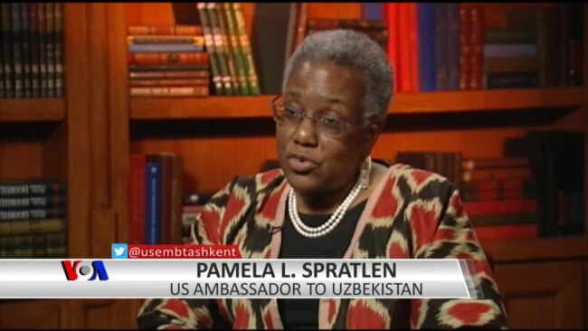 US Ambassador to Uzbekistan Pamela Spratlen talks to VOA Uzbek