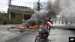 Violence in Haiti on March 29, 2022.