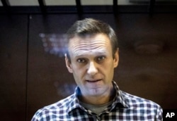 Aleksej Navalni u sudu u Moskvi, 20. februara 2021.