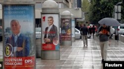 Predizborni posteri u Crnoj Gori