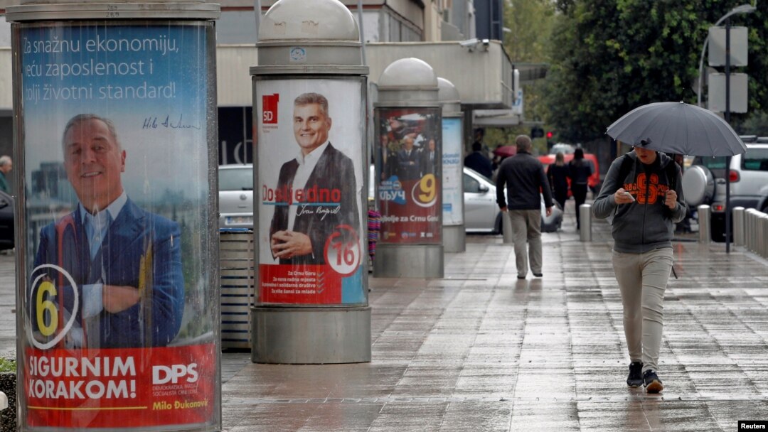 Predizborni posteri u Crnoj Gori