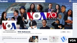 VOA Indonesia's Facebook Page