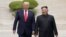 Donald Trump meets with North Korean leader Kim Jong Un at the demilitarized zone 