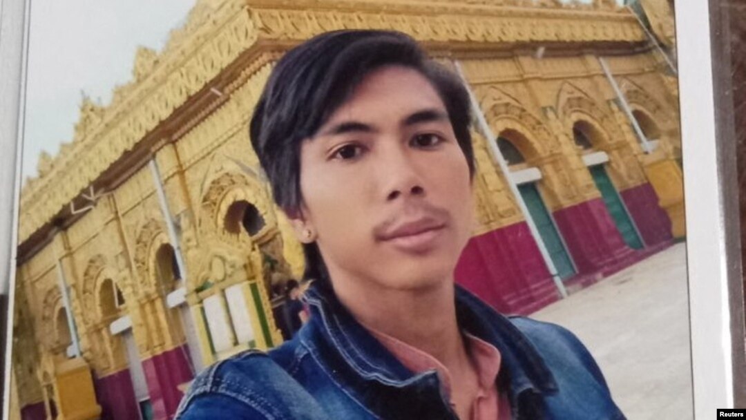 Wai Soe Hlaing, 31, is seen in this undated photo supplied to Reuters on Jan. 28, 2022. His family said he was detained in April 2021 but they were unable to trace his location. 