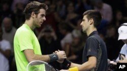 Juan Martín del Potro y Novak Djokovic se enfrentarán en una de las semifinales de Wimbledon 2013.