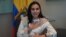 ARCHIVO - La vicepresidenta suspendida de Ecuador, Verónica Abad, habla durante una entrevista en Quito, Ecuador, el viernes 22 de noviembre de 2024. (Foto AP/Dolores Ochoa).