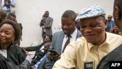 Jean-Marc Kabund azali kopesa mbote na basembeli ya UDPS na Cour constitutionnelle, Kinshasa, 19 2019