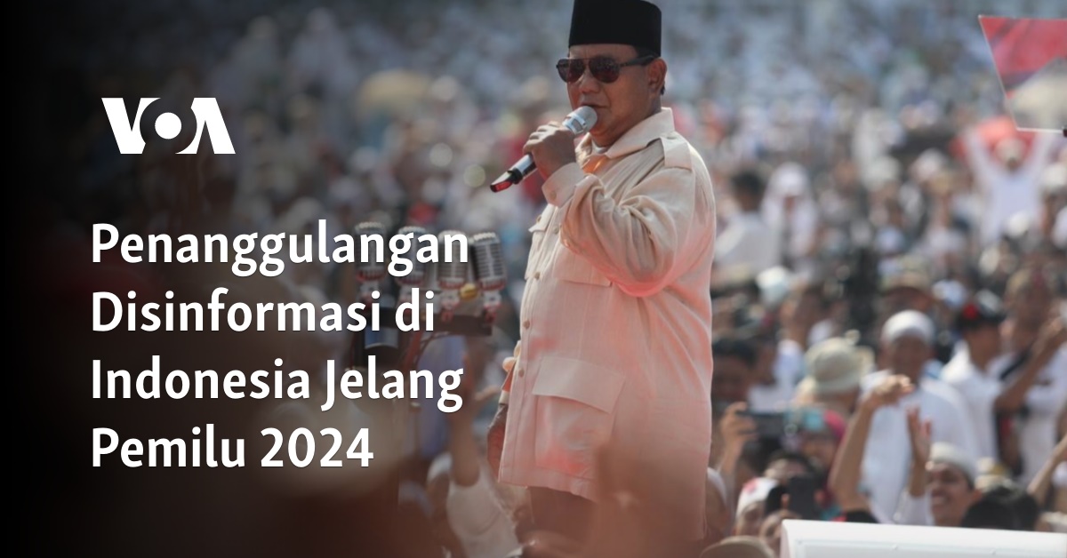 Penanggulangan Disinformasi Di Indonesia Jelang Pemilu 2024