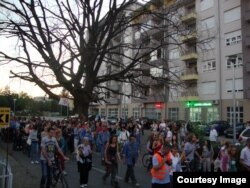 Okupljanje građana kod Starog hrasta, 7.10.2012., Banja Luka (Foto: Inicijativa 'Spasimo Picin park')