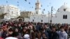 High school students march in central Algiers, March 10, 2019. 