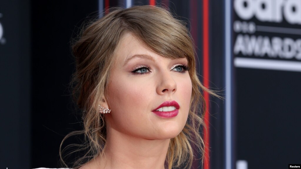 La cantante Taylor Swift durante los Premios Billboard Music Awards en Las Vegas, Nevada, el 20 de mayo de 2018.