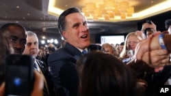Republican presidential candidate, former Massachusetts Gov. Mitt Romney (file)