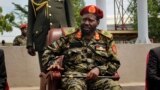 South Sudan's President Salva Kiir is shown in the capital, Juba, May 18, 2017. Several rights groups had petitioned Kiir to intervene and release detained journalist George Livio.