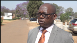 Michael Chideme, the spokesman for Harare, says the closure of its water plant was due to a lack of water treatment chemicals, Sept. 23, 2019. (C.Mavhunga/VOA)