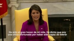 Nikki Haley se despide como embajadora de EE.UU. ante la ONU