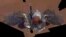En esta imagen de la NASA, del 6 de diciembre de 2018, se ve a la sonda InSight posada en suelo de Marte. La imagen fue conformada con 11 imágenes tomadas con el brazo robot del aparato.