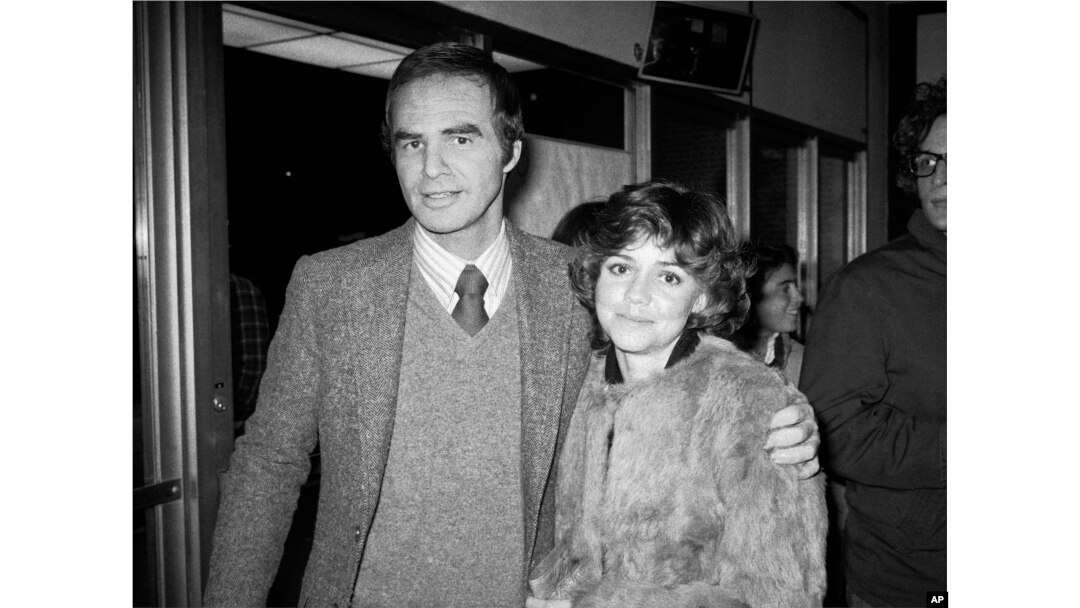 FILE - Burt Reynolds and Sally Field attend the off-Broadway play "Buried Child" in New York, Dec. 23, 1978.