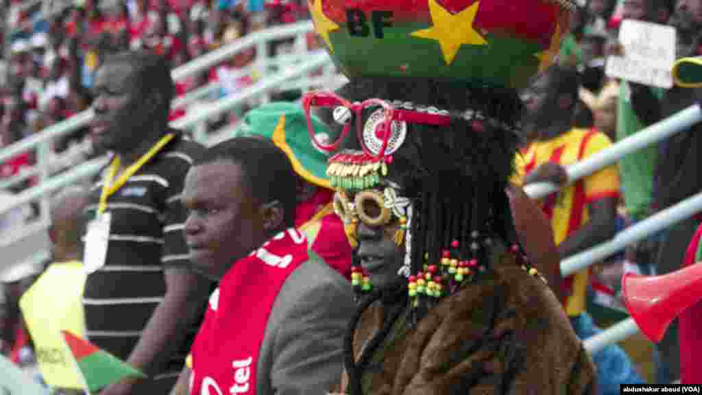 A fan from Burkina Faso in Bata