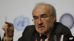 Michel Jarraud, Secretary-General of the World Meteorological Organization (file)