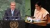 پاک بھارت وزرائے خارجہ کے جنرل اسمبلی میں ایک دوسرے پر الزامات