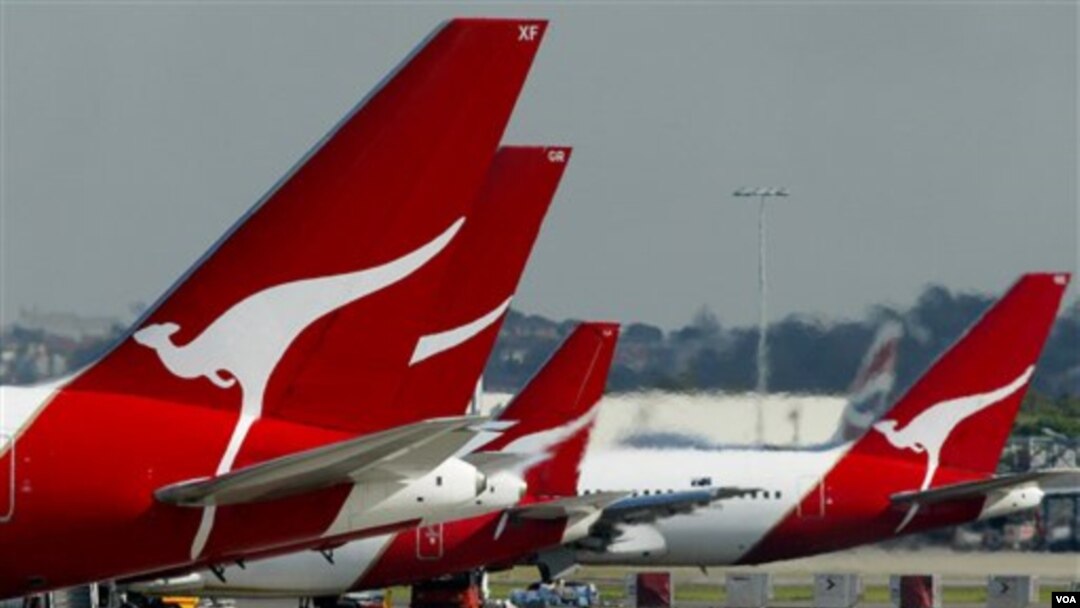 Aksi mogok kerja para tehnisi Qantas karena ketidaksepakatan upah dan kondisi kerja maskapai penerbangan nasional Australia ini (foto:dok).