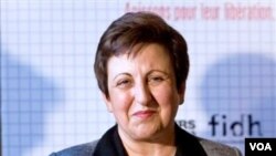 Pemenang hadiah Nobel Iran Shirin Ebadi