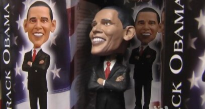Souvenir Shops Prep for 2nd Obama Inauguration