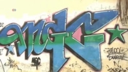 ကမ္ဘောဒီးယား Graffiti နံရံဆေးပန်းချီ 