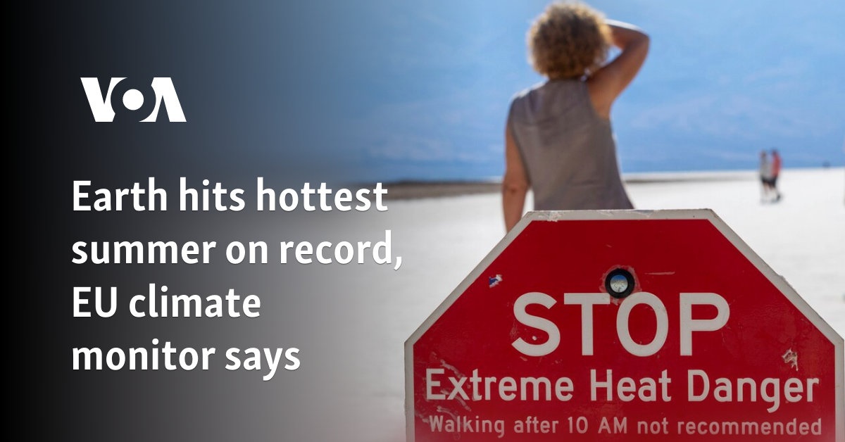 Earth hits hottest summer on record, EU climate monitor says