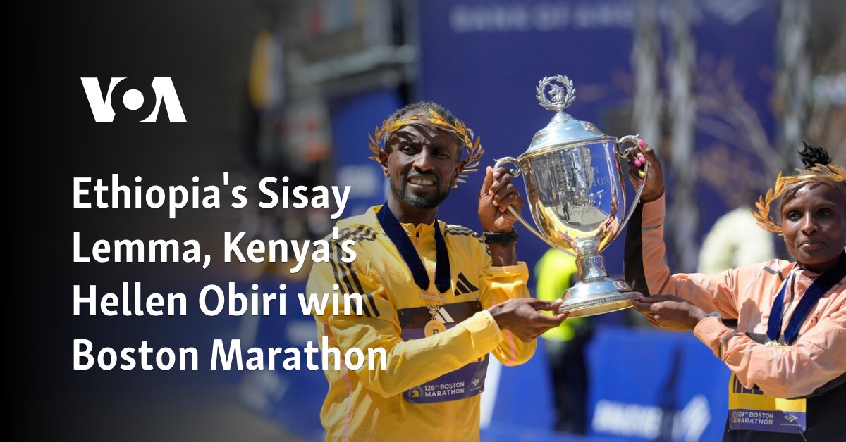 Ethiopia's Sisay Lemma, Kenya's Hellen Obiri Win Boston Marathon