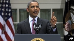 President Obama speaks on immigration at the White House Jun 15, 2012