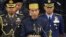 Indonesia's President Joko Widodo, center, delivers his State of The Nation address ahead of the country's Independence Day at the parliament building in Jakarta, Indonesia, Aug. 16, 2017.