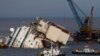 Kapal Pesiar Italia yang Tenggelam Diapungkan Kembali