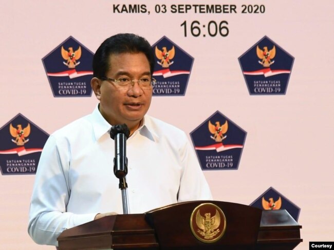 Jubir Satgas COVID-19 Prof Wiku Adisasmito dalam telekonferensi pers di Istana Kepresidenan, Jakarta, Kamis (3/9) Akui Pemerintah Belum Bisa Tekan Laju Penyebaran Virus Corona di Indonesia. (Foto: Setpres RI)