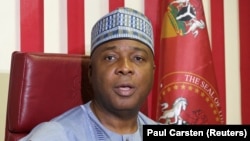 Bukola Saraki A Wata Tattaunawa Da Reuters