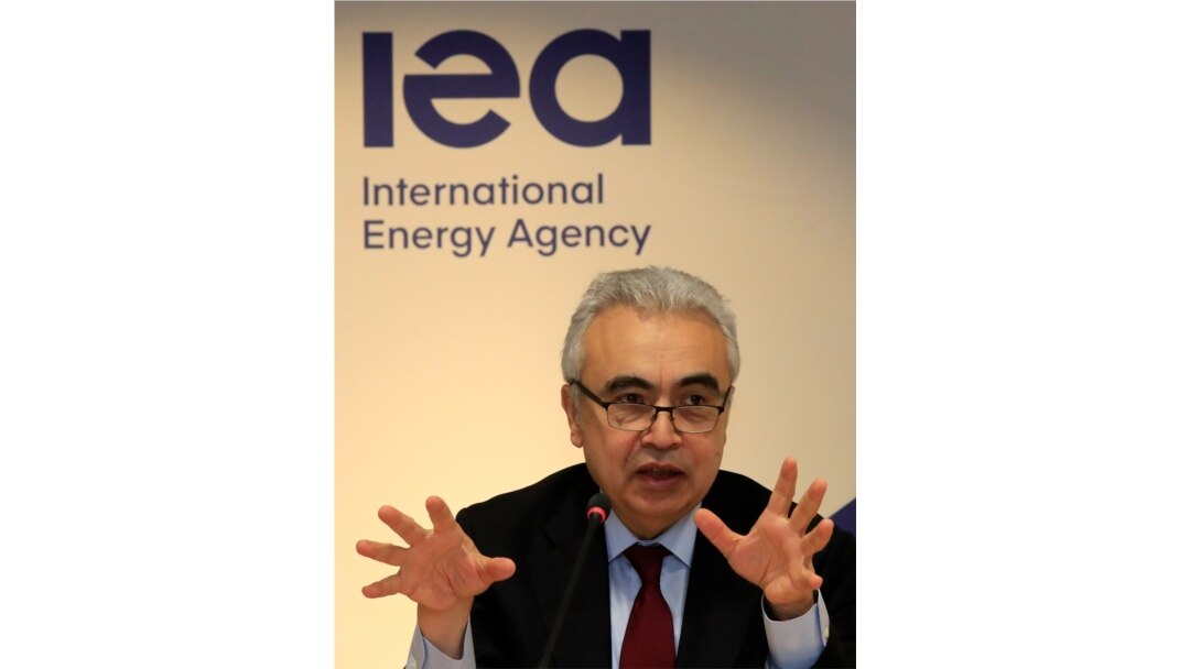 Direktur Eksekutif Badan Energi Internasional Fatih Birol berbicara pada Rabu, 13 November 2019 di Paris. (Foto: AP)