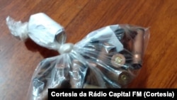 Balas usadas no ataque à Rádio Capital FM, Guiné-Bissau, 7 Fevereiro 2022