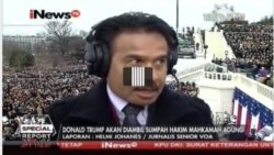 Laporan Langsung VOA untuk iNews TV: Jelang Inaugurasi Trump