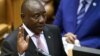 President Cyril Ramaphosa takes an oath as he is sworn in as a Member of Parliament in Cape Town, South Africa, May 22, 2019.