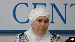 Gulnara Faizulina, wife of imprisoned Tatar Muslim, Moscow, 24 May 2010