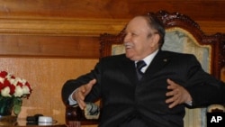 Le président algérien Abdelaziz Bouteflika, 7 janvier 2013.