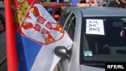 Protestë e serbëve në veri të Kosovës