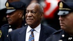 Bill Cosby arrives for his sentencing hearing at the Montgomery County Courthouse, Sept. 24, 2018, in Norristown, Pennsylvania.