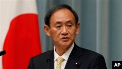 日本内阁官房长官菅义伟(资料照)